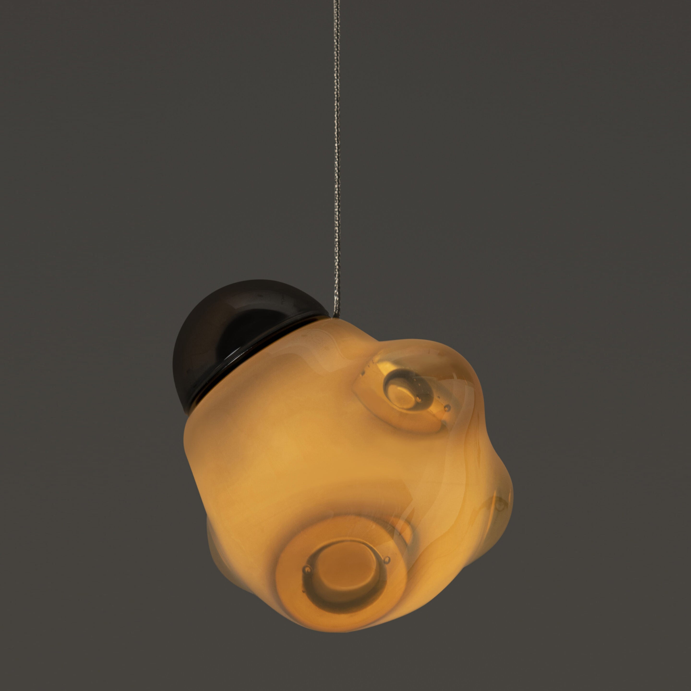 Vasilen Suspension Verre Noir Pier Glacé Minimaliste Moderne
