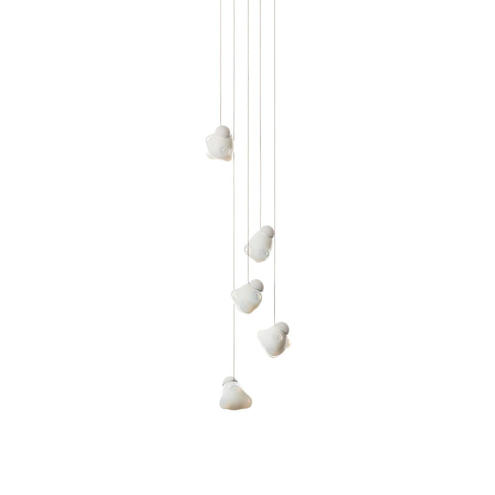 Vasilen Suspension Verre Noir Pier Glacé Minimaliste Moderne