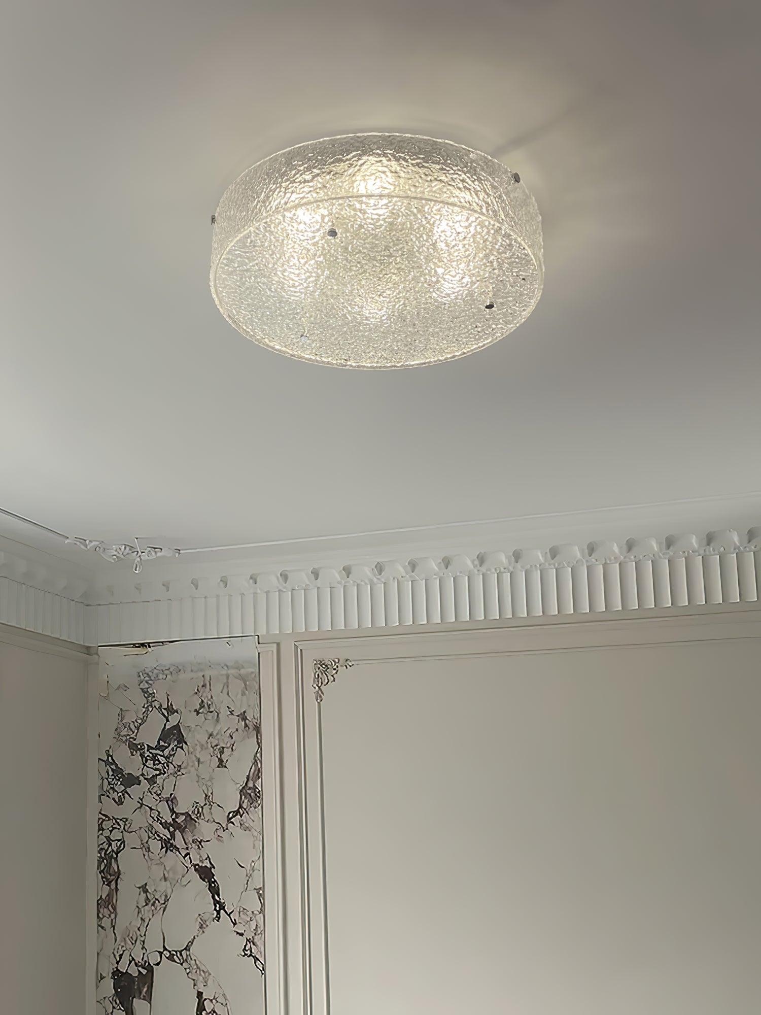 Lustra Plafonnier Élégant en Acrylique Illuminese