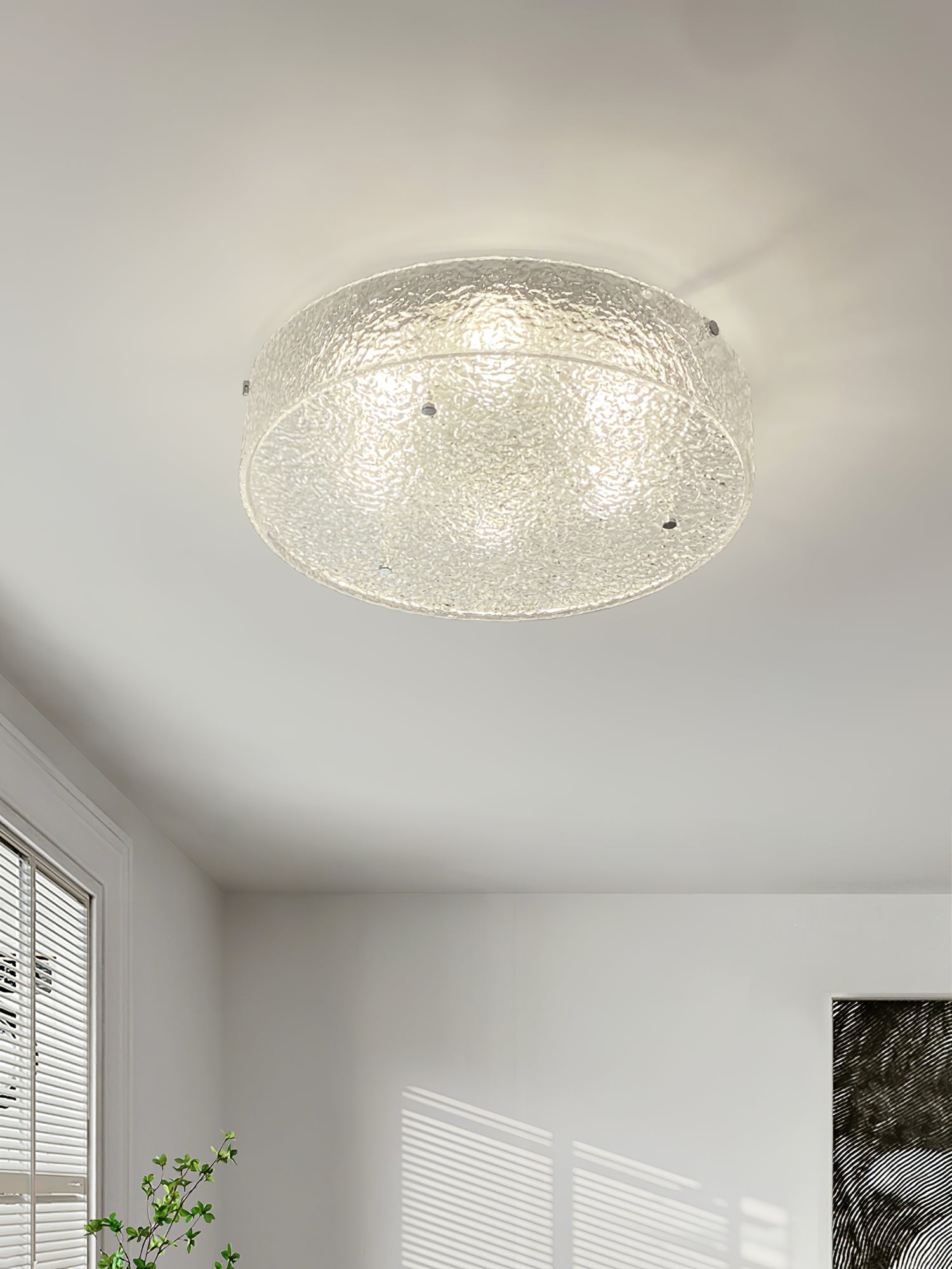 Lustra Plafonnier Élégant en Acrylique Illuminese
