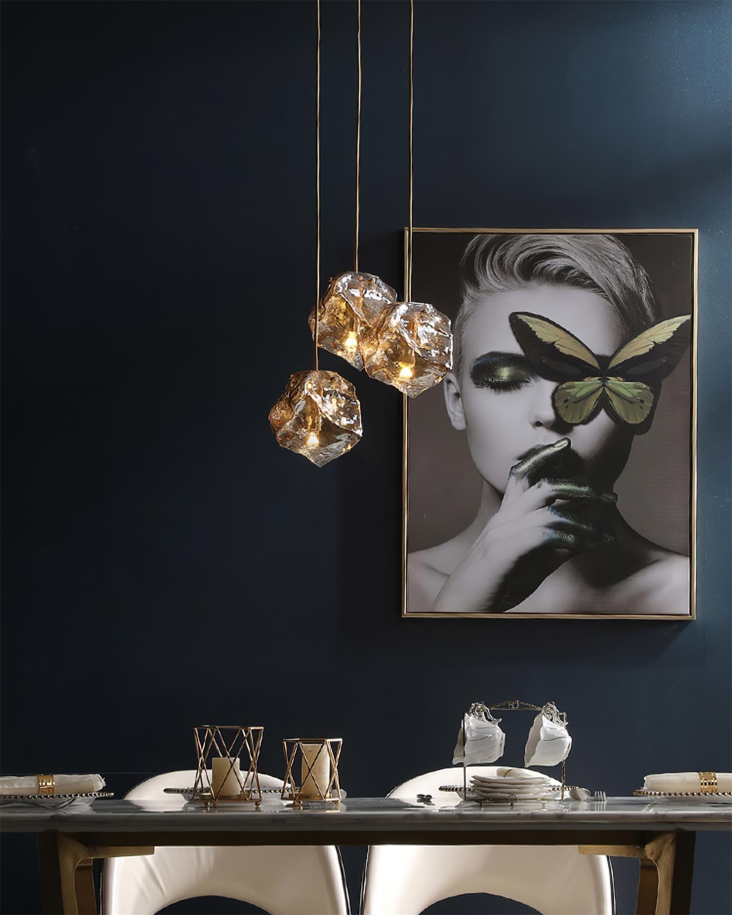 Zionis Laiton Luxueux Pendentif Lampe