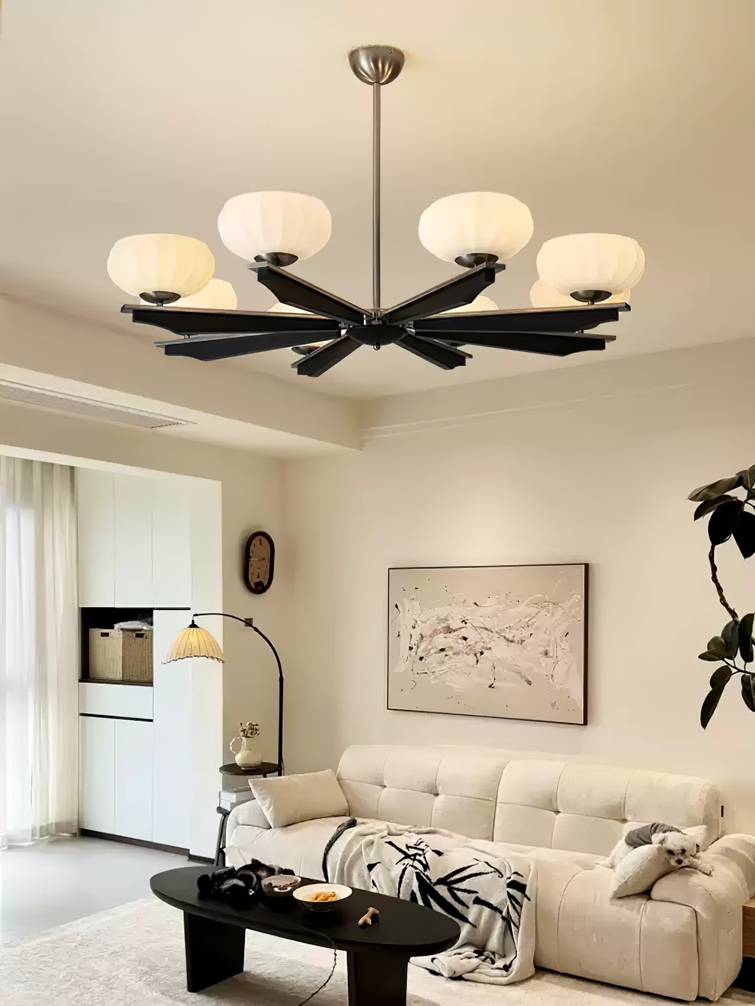 Uzoror Lustre Vintage Traditionnel Élégant en Bois