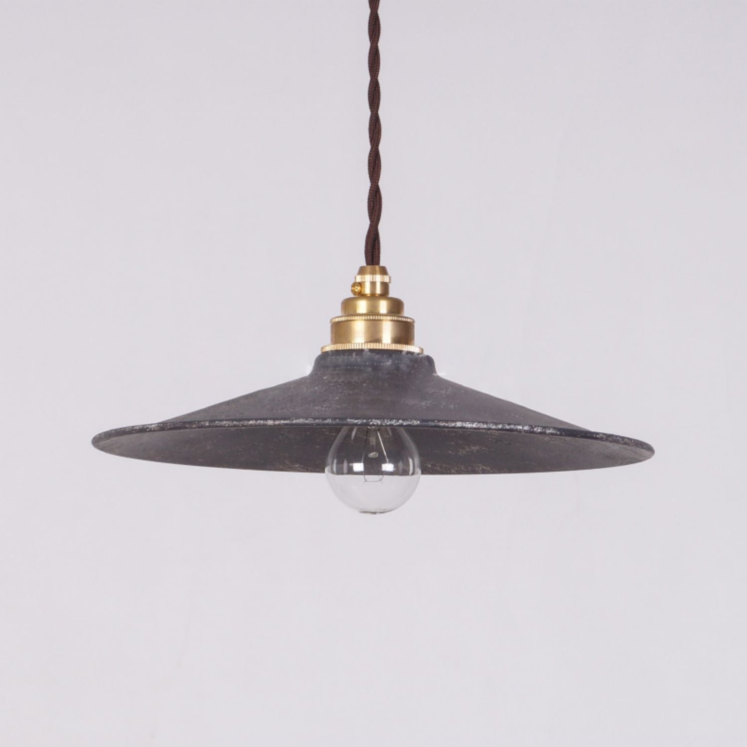 Zotheira Suspension Métal Plat Industriel Vintage