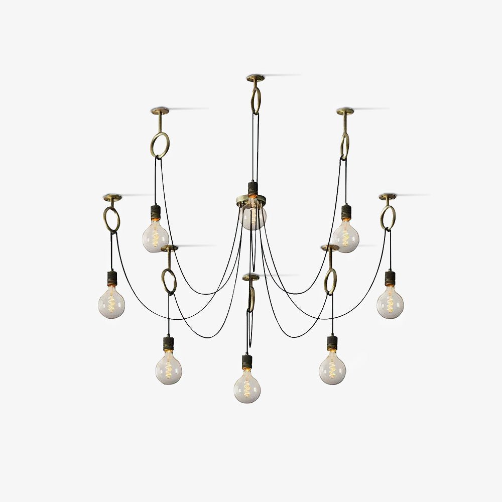 Lustra Lustre Industrial Spider Bulb Hanging