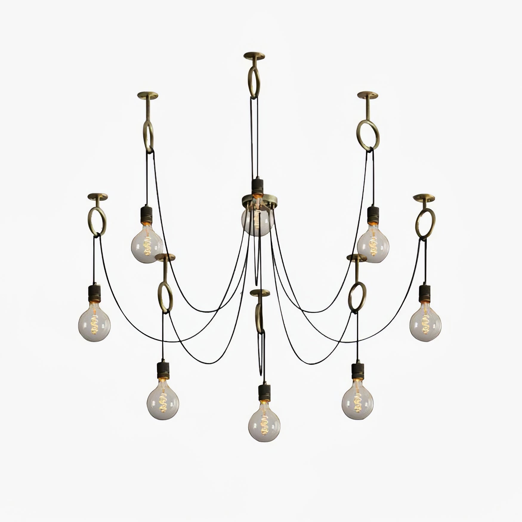 Lustra Lustre Industrial Spider Bulb Hanging