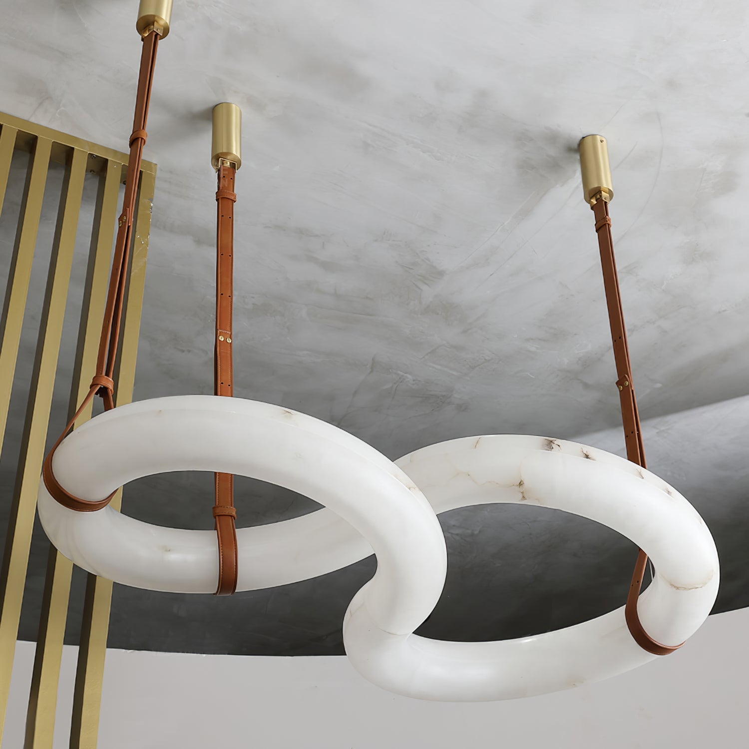 Althaen Lustre Albâtre Marron Luxe Postmoderne