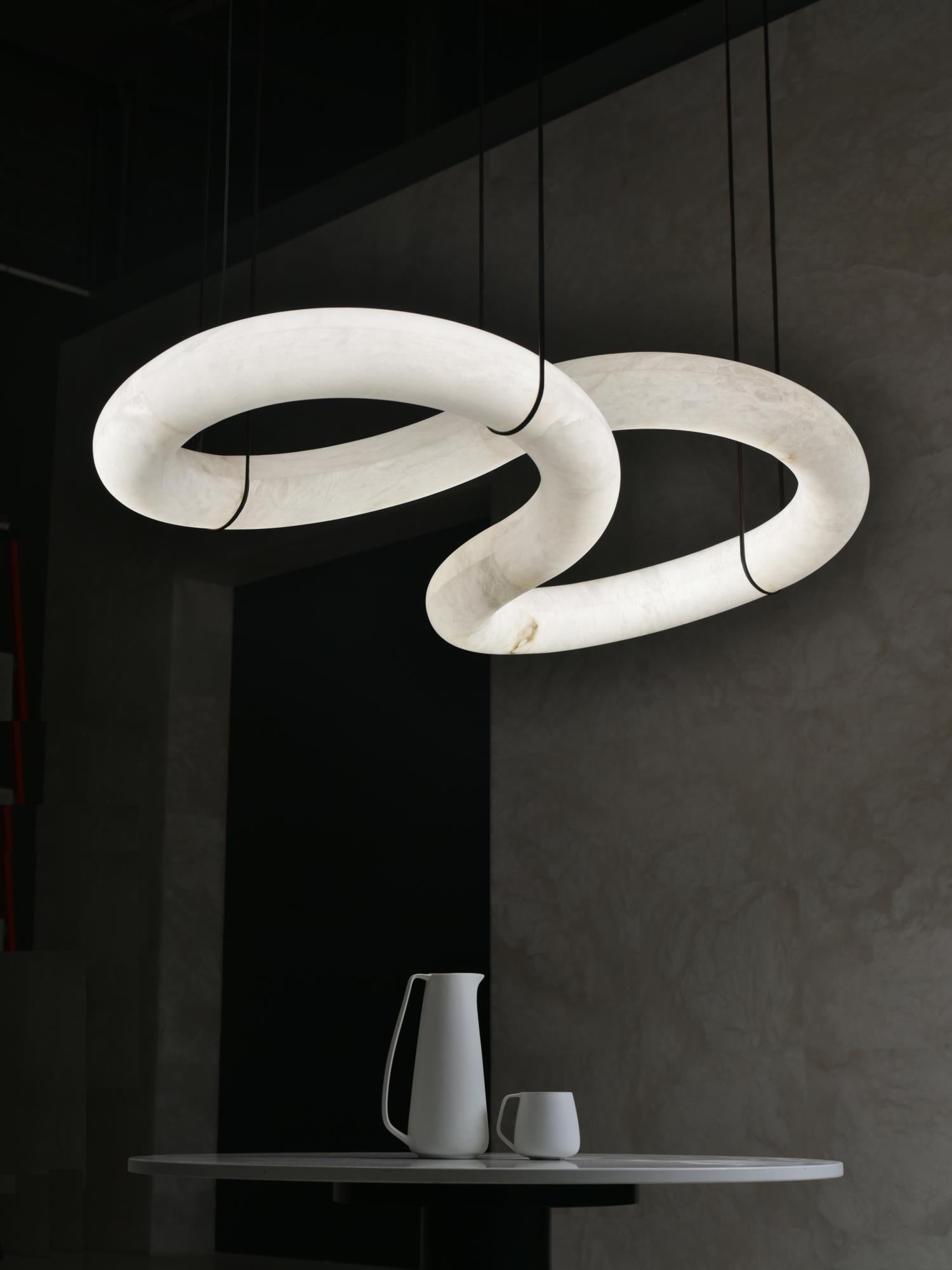 Althaen Lustre Albâtre Marron Luxe Postmoderne