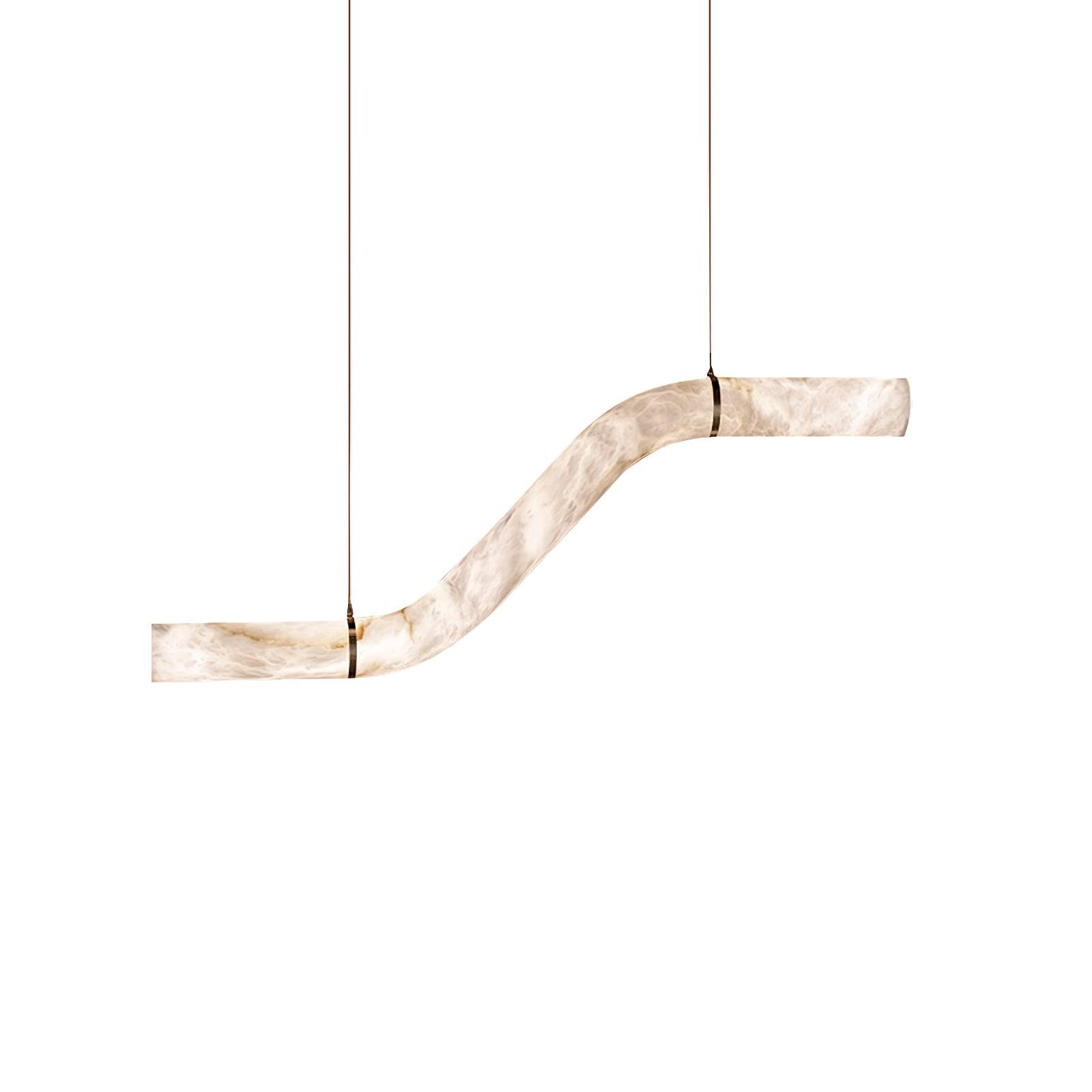 Utalyra Suspension en Albâtre Courbée