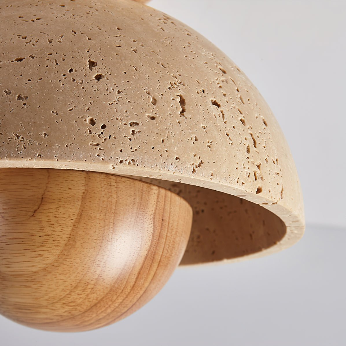 Arinisra Champignon Forme Travertin Plafonnier