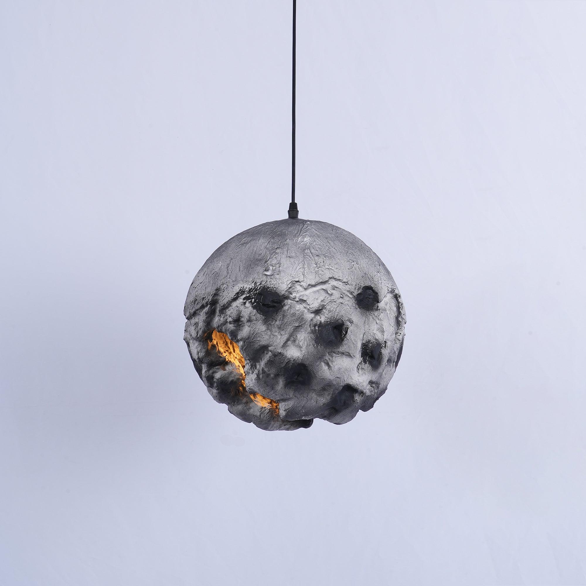 Ilphaara Lampe Suspendue en Plastique Planète Irrégulière