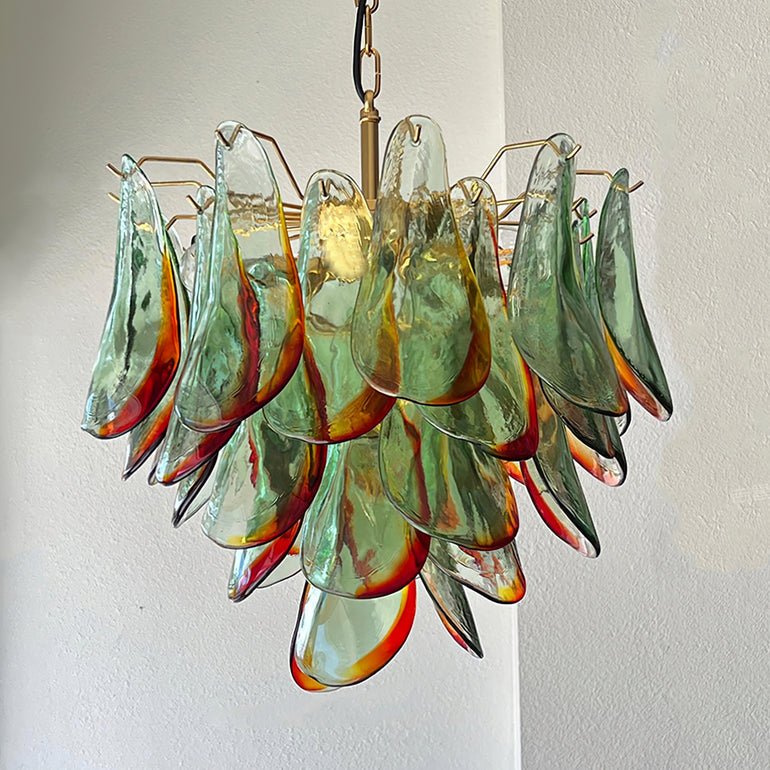 Aurora Lustre en Verre Murano Pétale Élégant