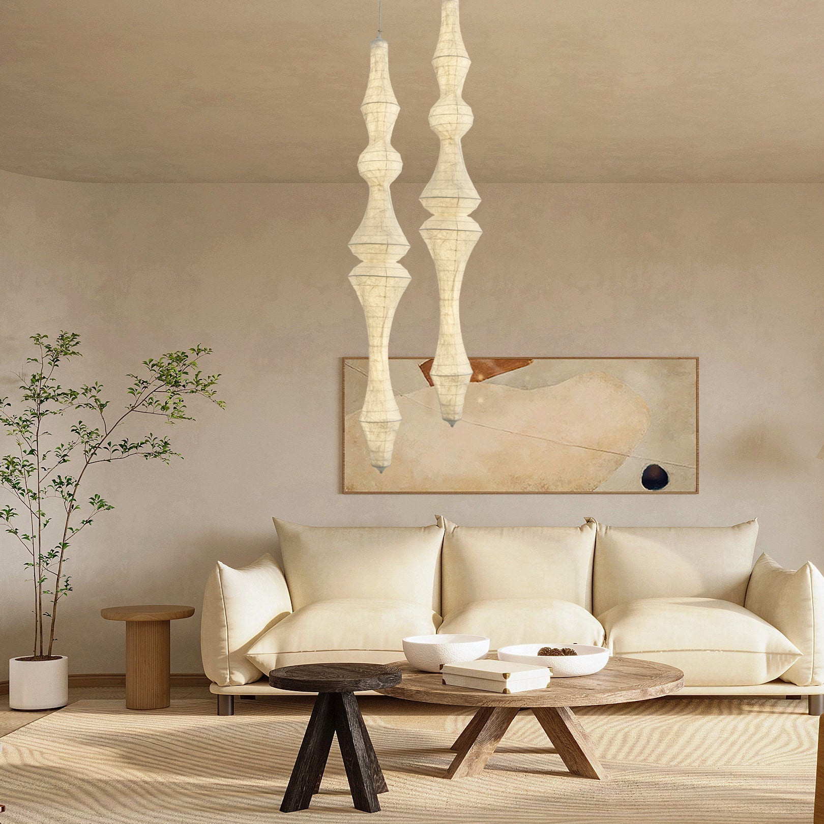 Zonoria Suspension en Soie Artisanale