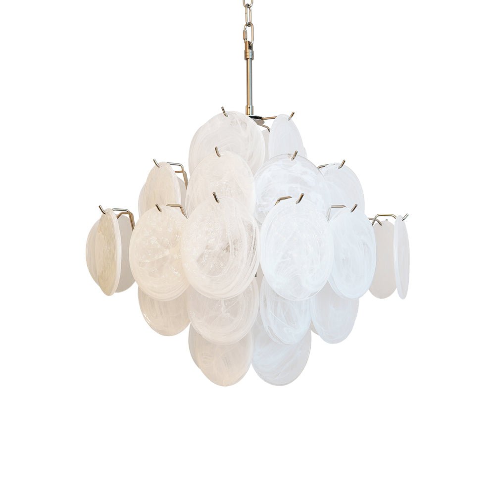 Aurora Lustre en Verre de Murano Blanc