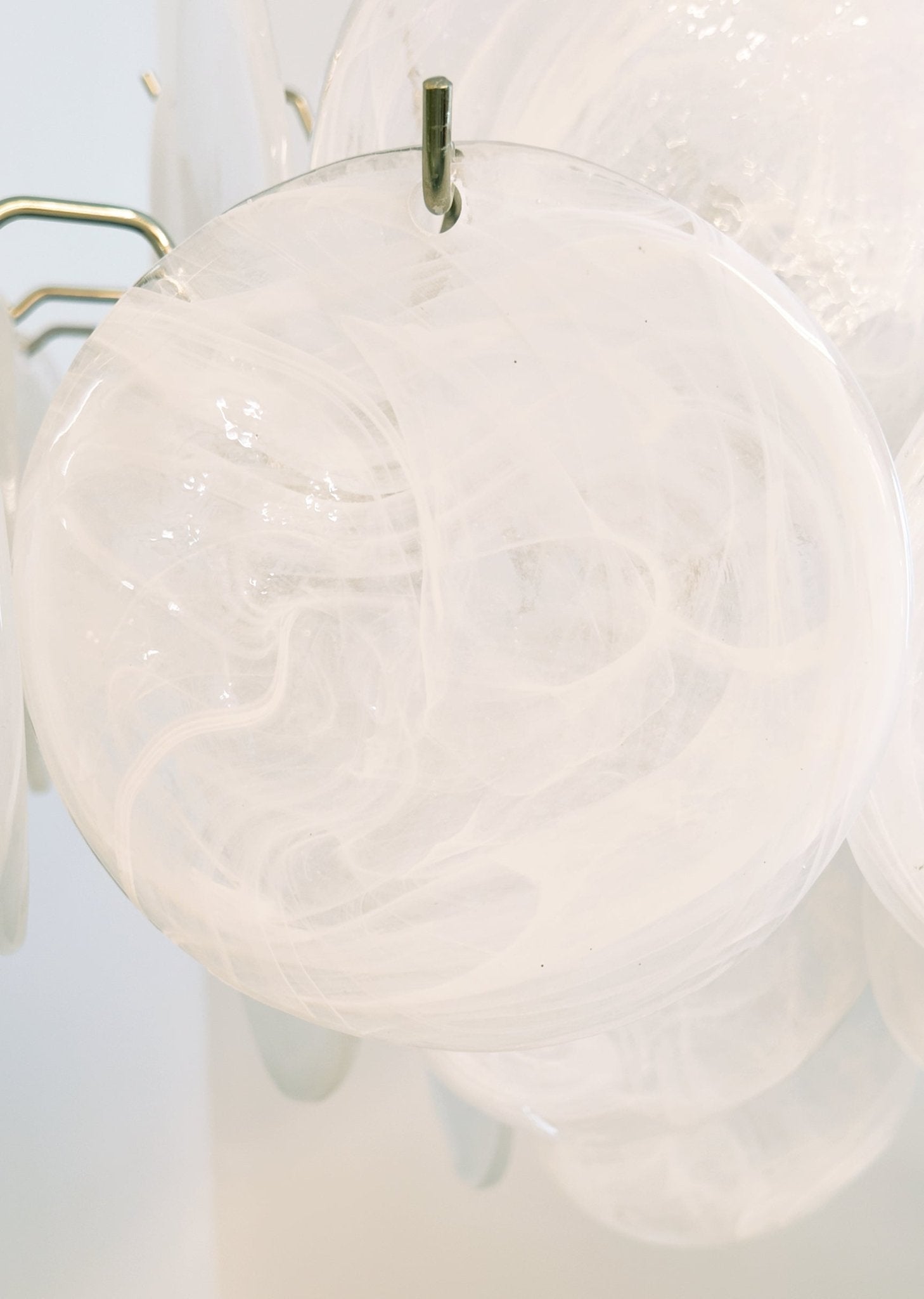 Aurora Lustre en Verre de Murano Blanc