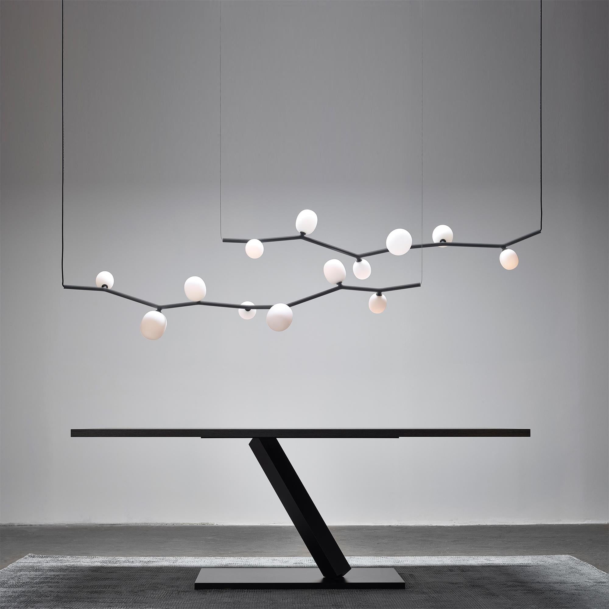 Evmirion Suspension Horizontale Verre Moderne