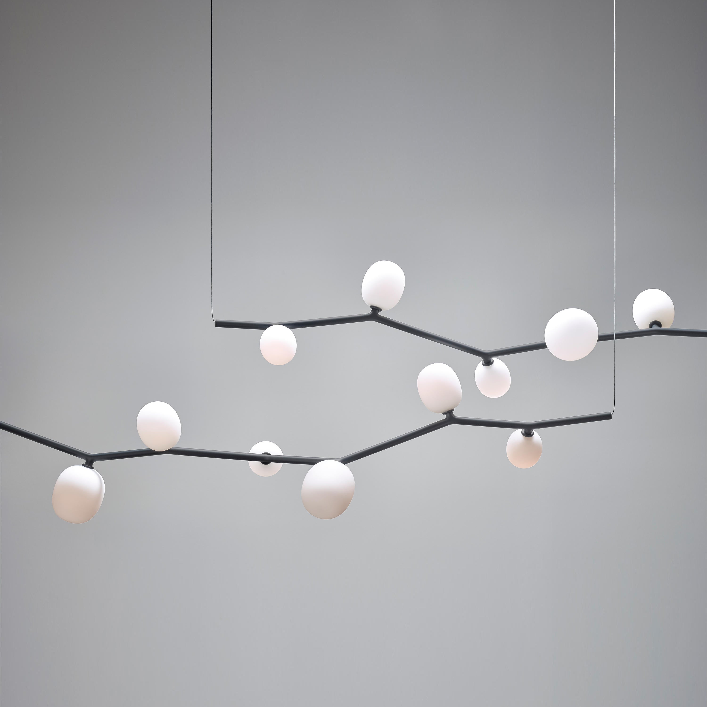 Evmirion Suspension Horizontale Verre Moderne