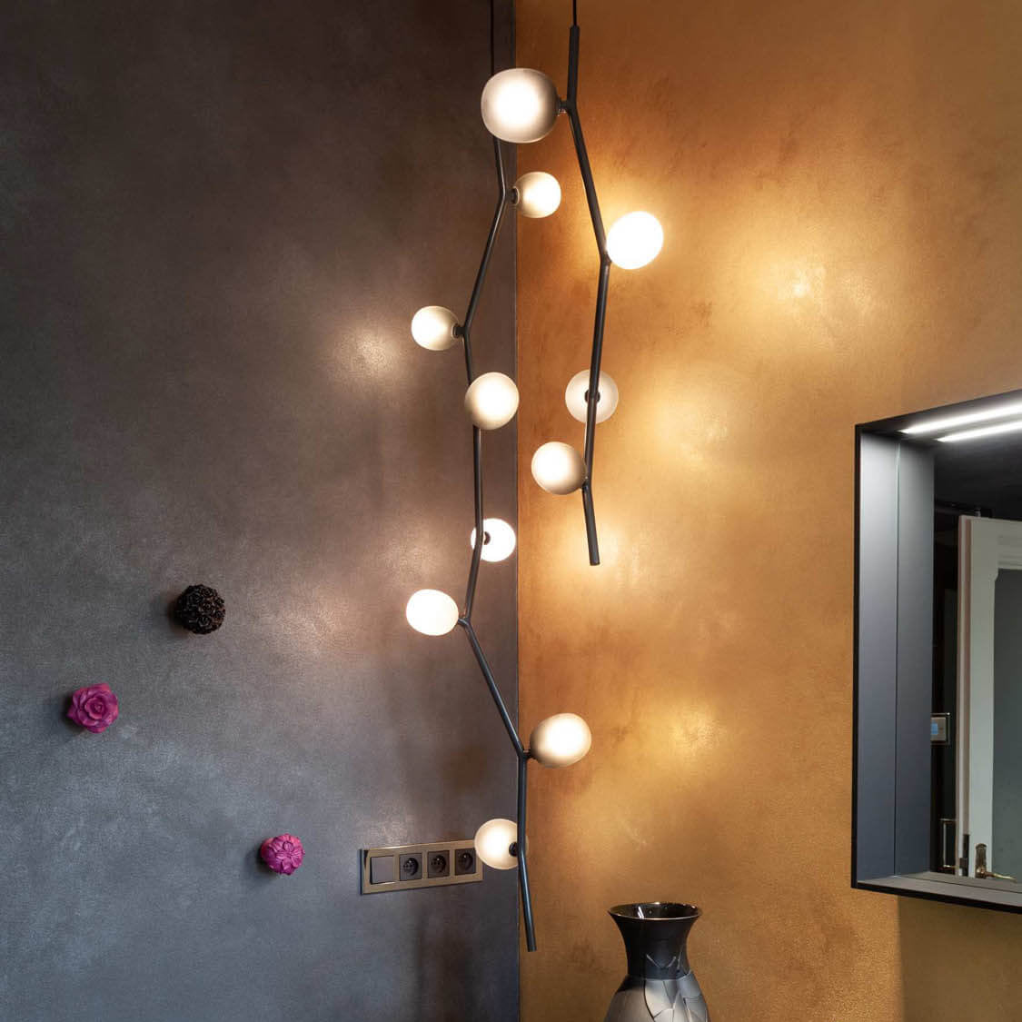 Isolora Suspension Verticale Verre Moderne