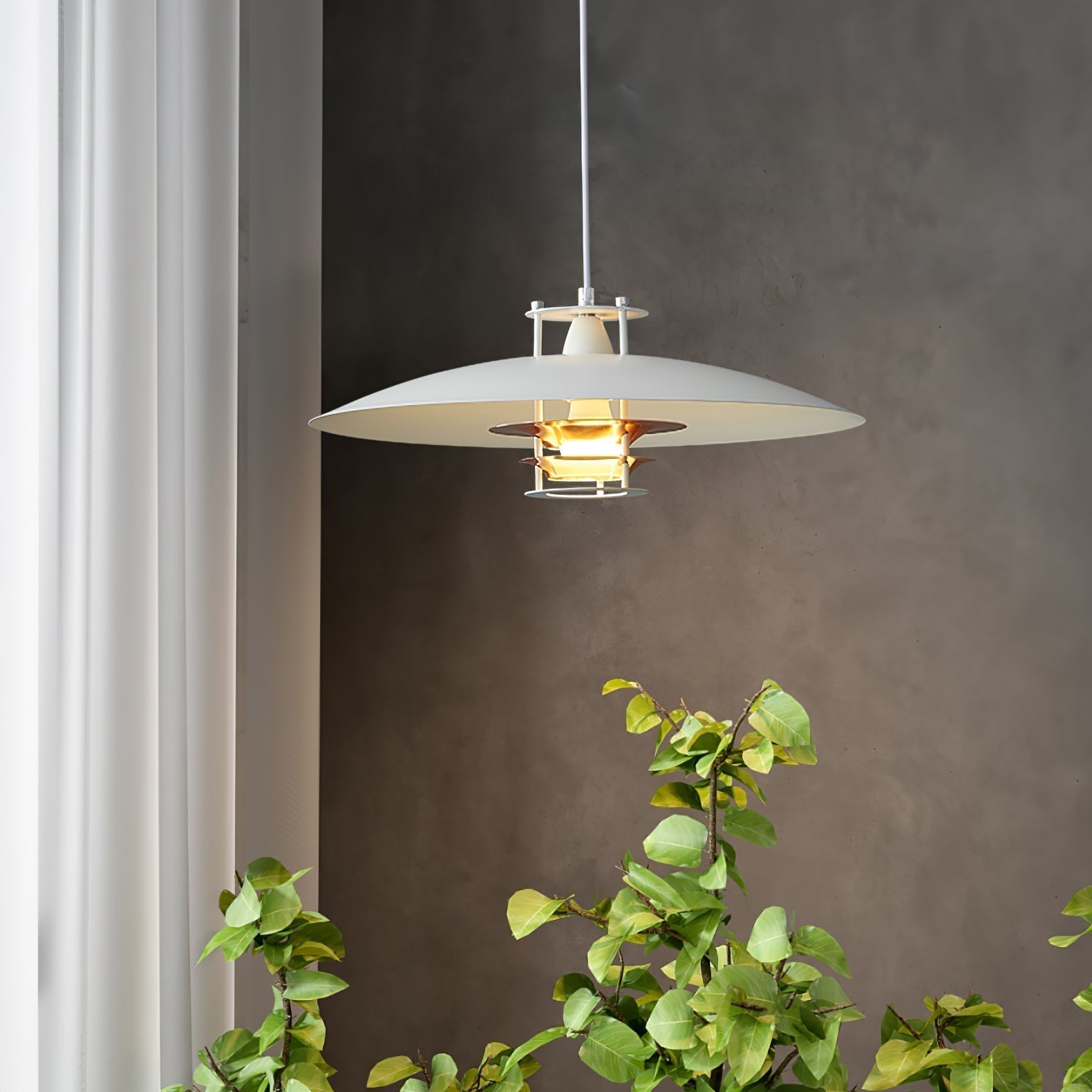 Zenith Lustre Suspendu Moderne En Aluminium