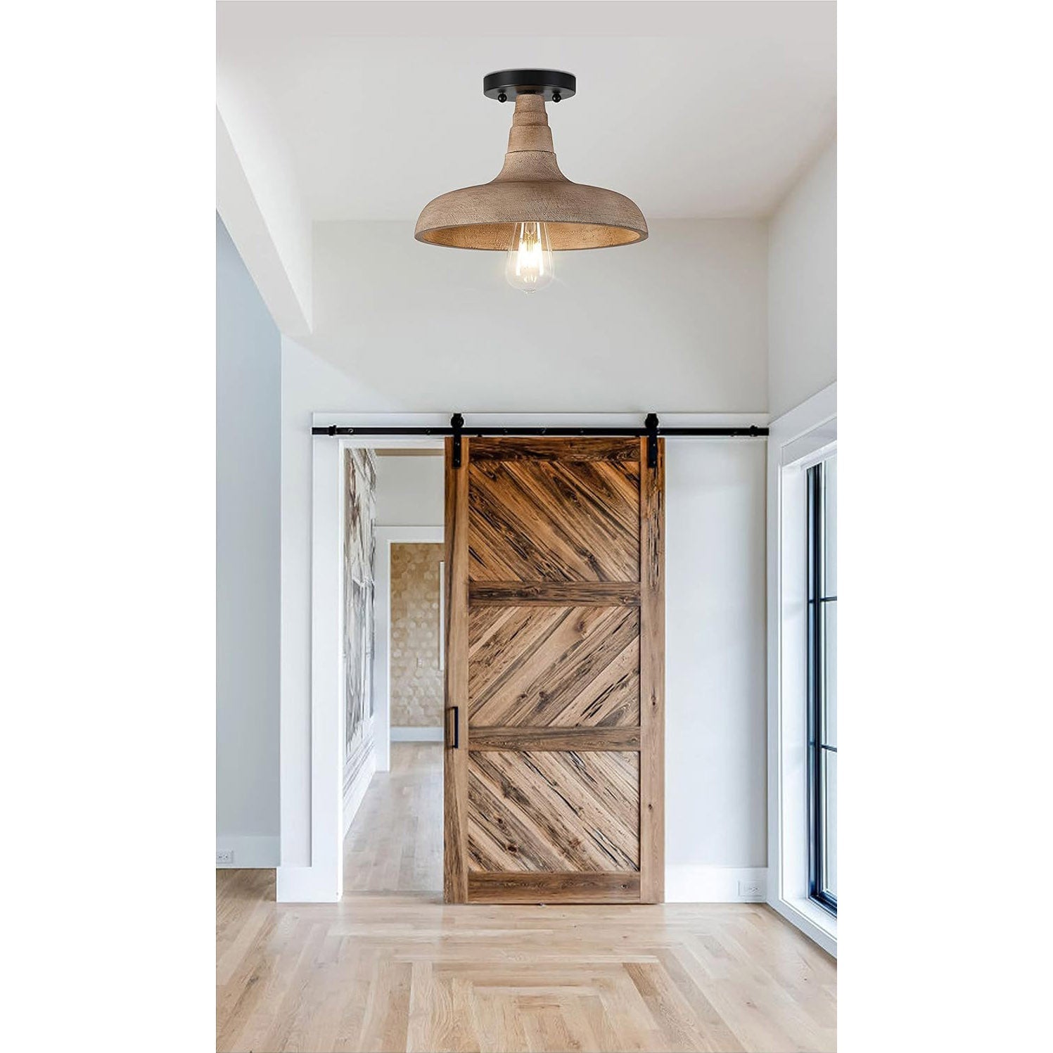 Acarira Suspension Métal Bois Naturel