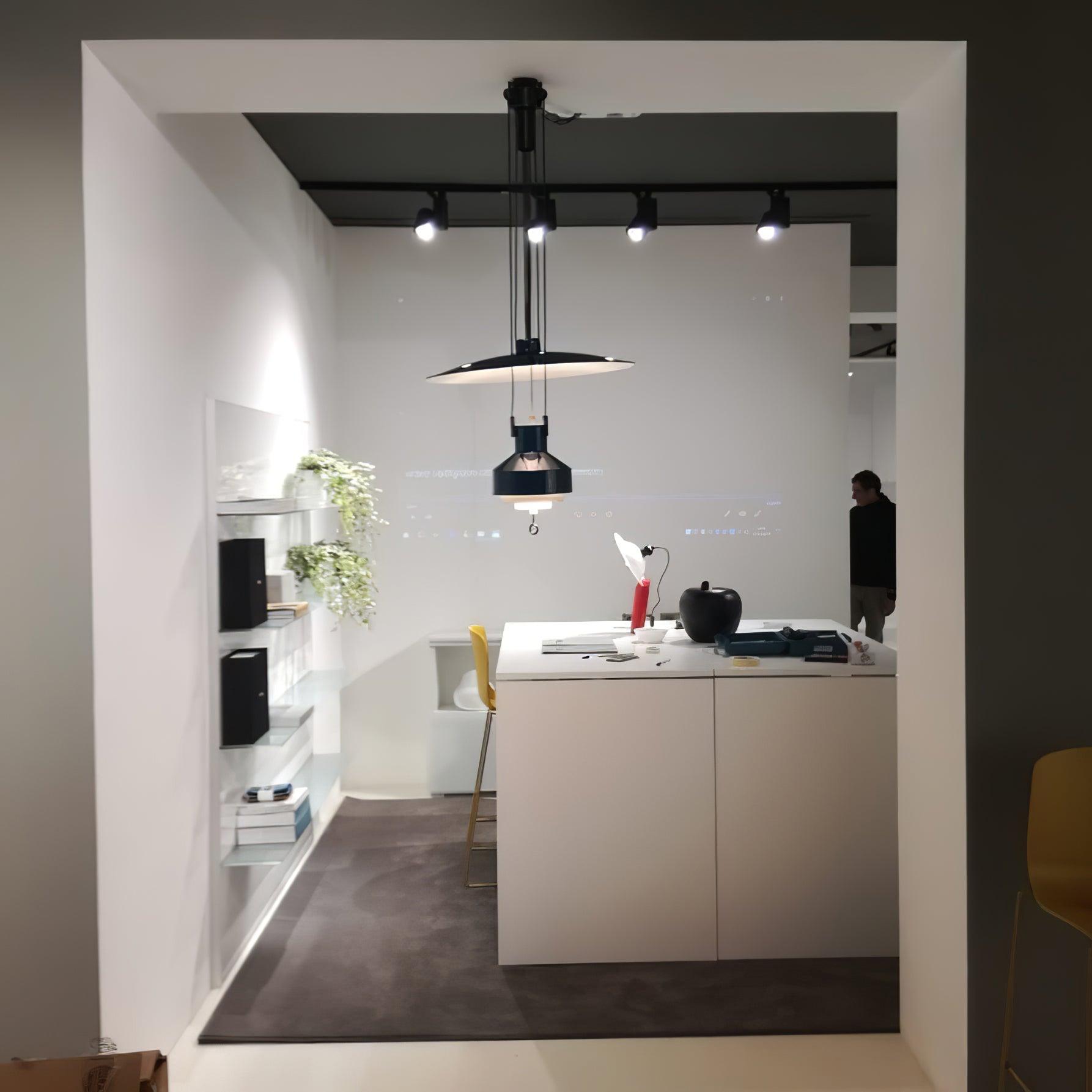 Jeka Lampe Suspendue Moderne Disque Réglable