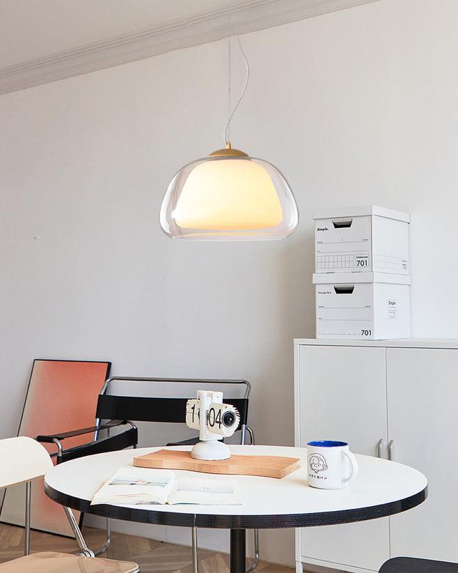 Elvo Lustra Lampe Suspendue Verre