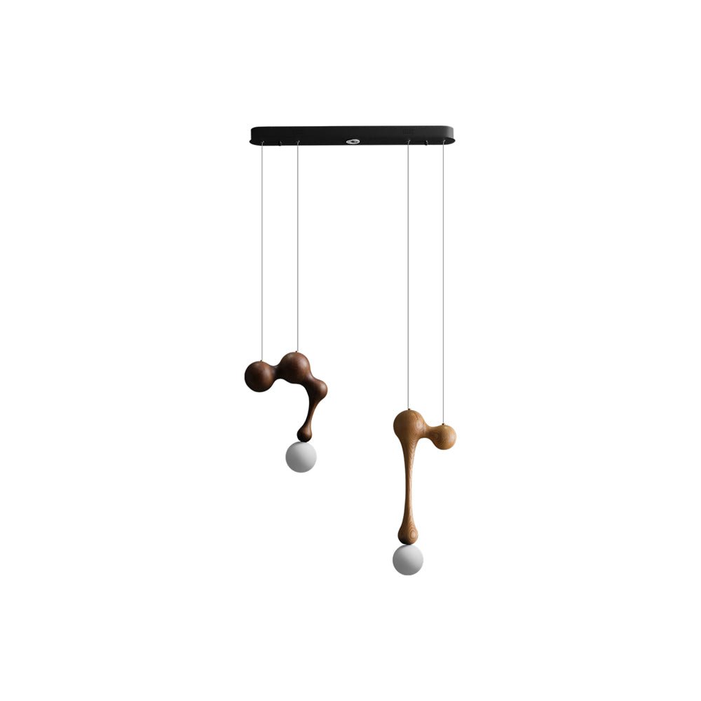 Thaddeus Suspension en Bois de Luxe