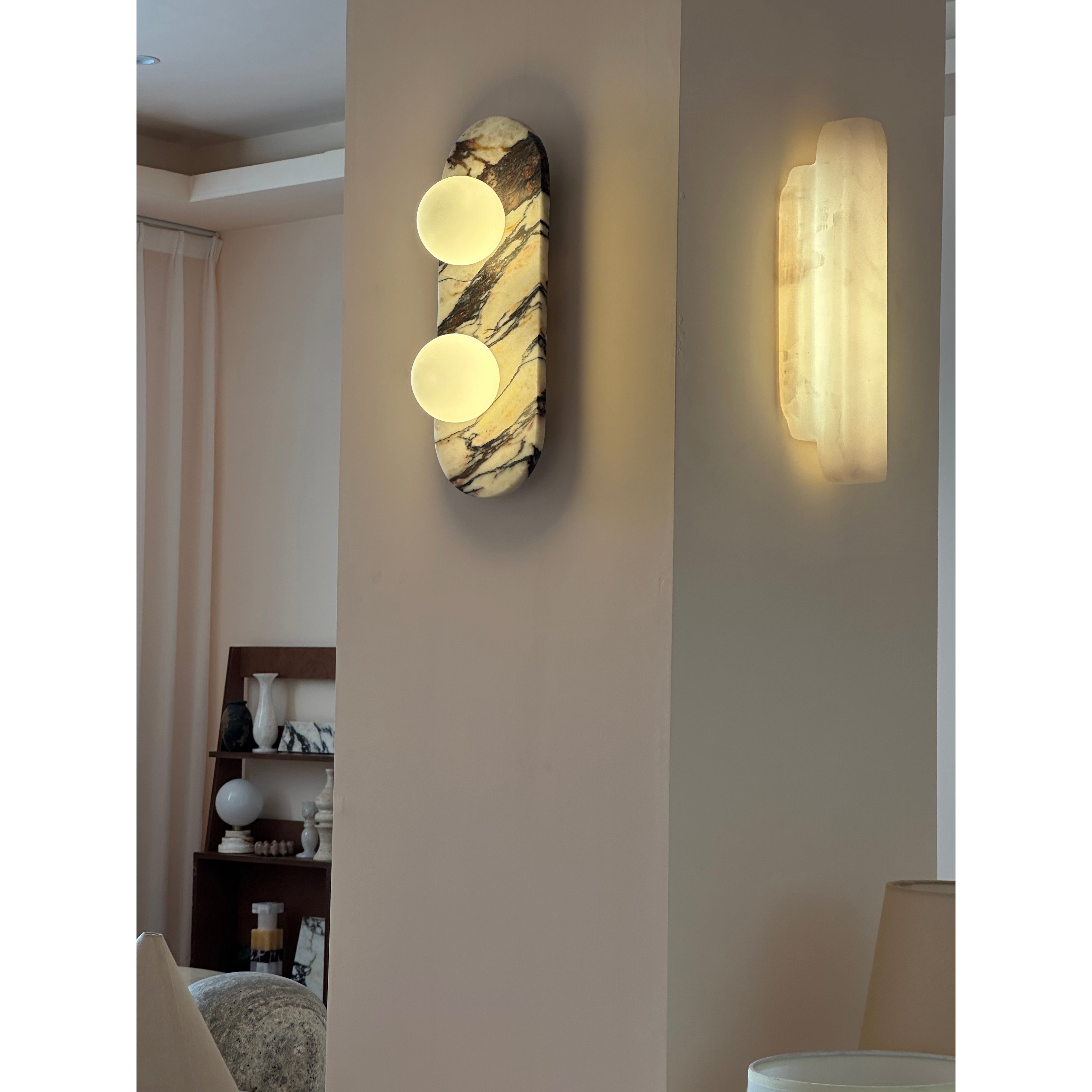 Alvuvyo Élégance Moderne Marbre Applique Murale