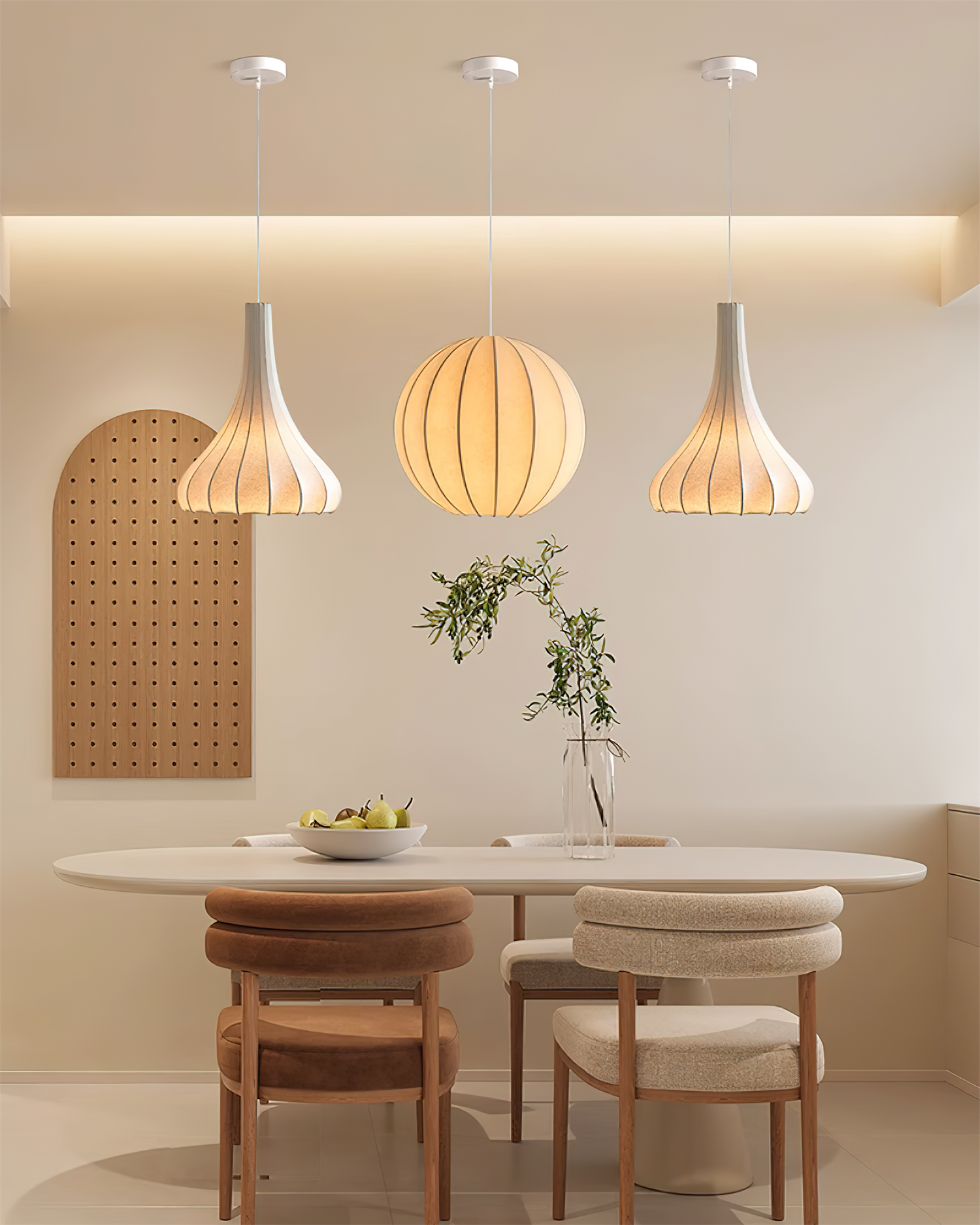 Serica Lampe Suspendue Moderne en Forme de Larme