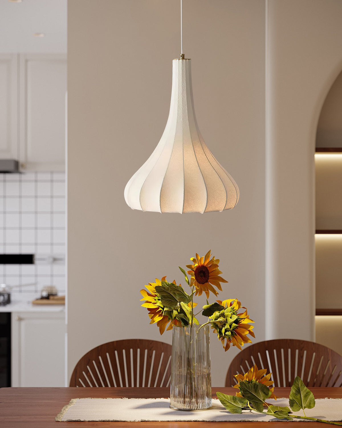 Serica Lampe Suspendue Moderne en Forme de Larme