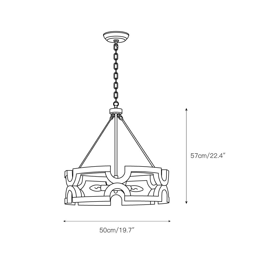 Evelan Lustre Bois Sculpté à la Main Créativité Individuelle