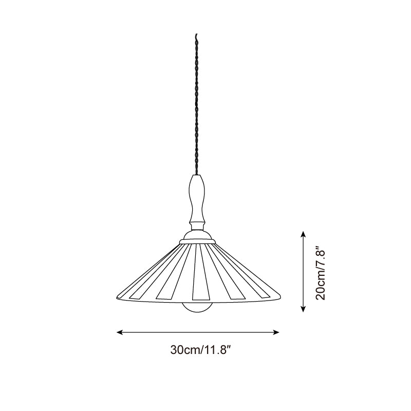 Jollycap Suspension Abat-jour Céramique Rayé
