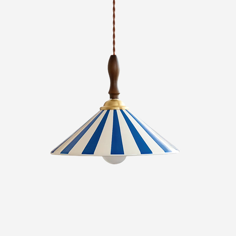 Jollycap Suspension Abat-jour Céramique Rayé