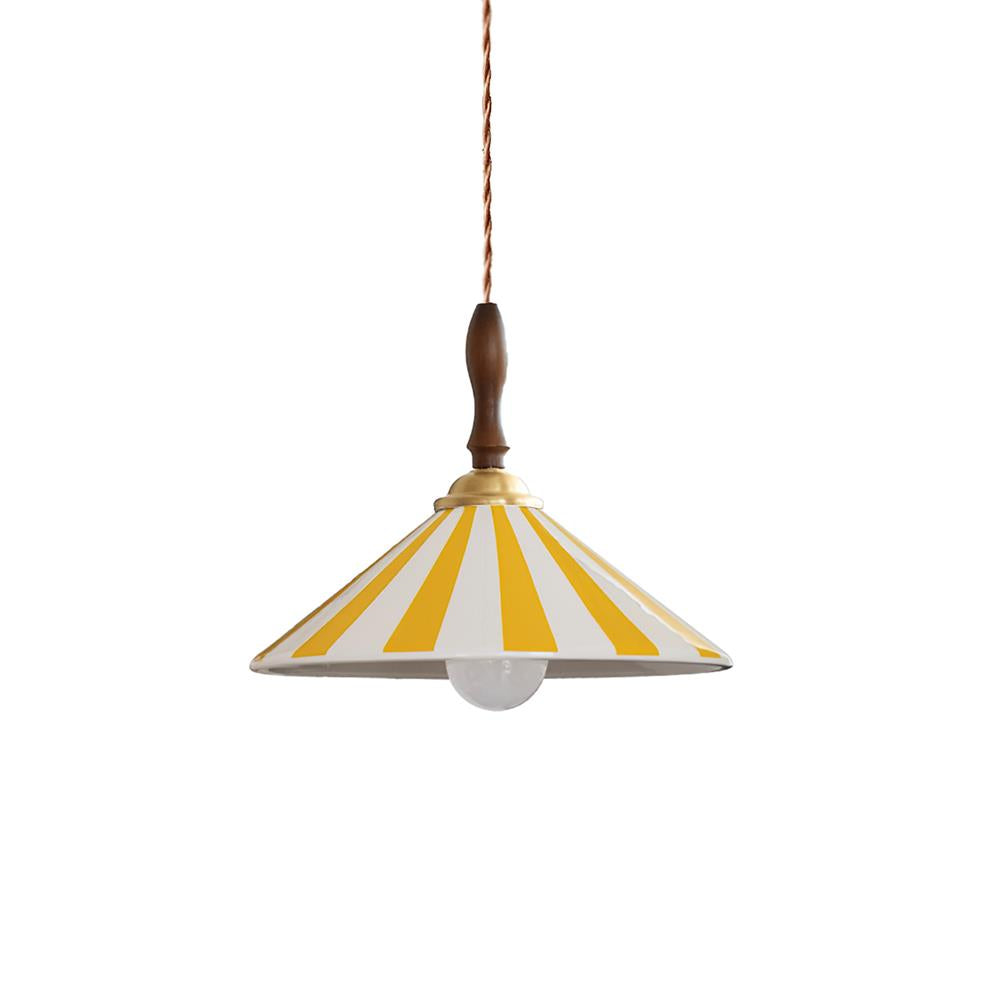 Jollycap Suspension Abat-jour Céramique Rayé