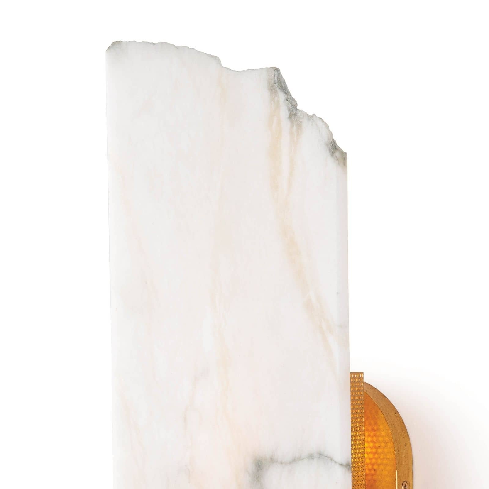 Olphaiel Applique Murale Laiton Albâtre Minimaliste Moderne