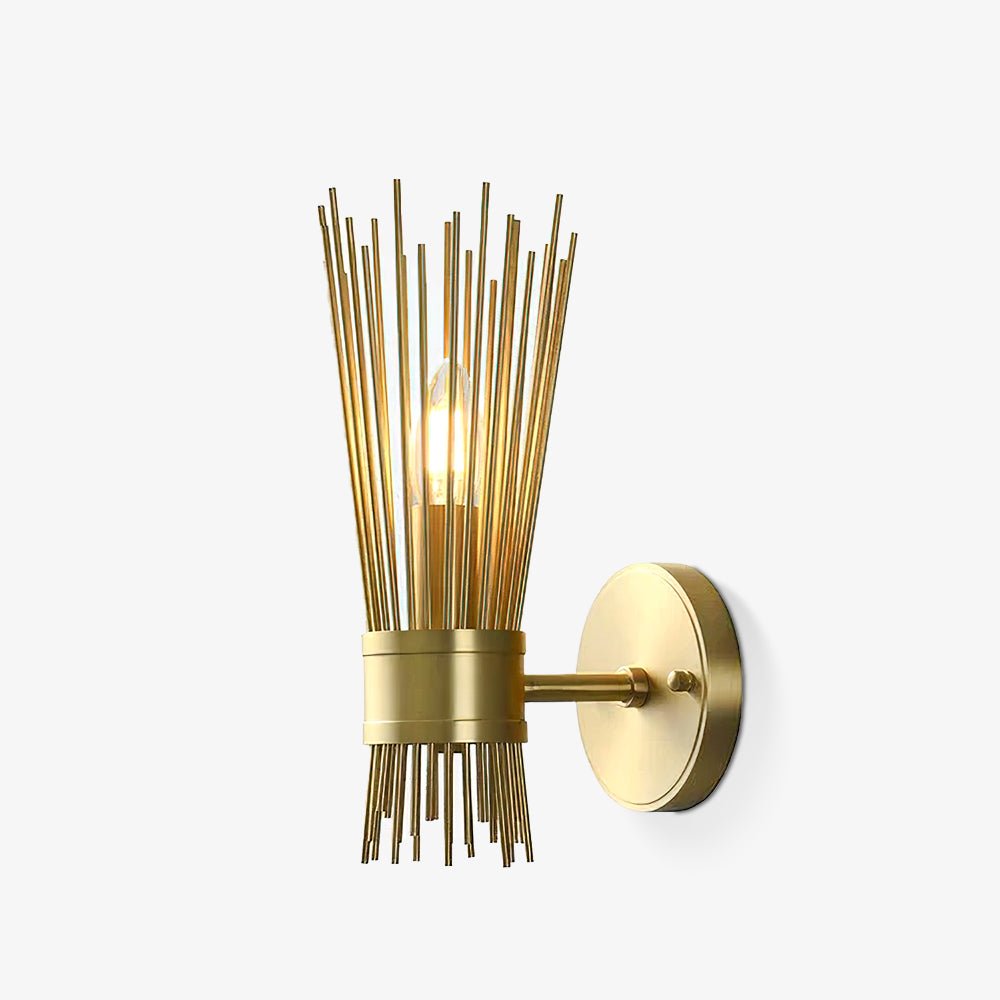 Thresher Lampe Murale en Laiton Luxe avec Bougie