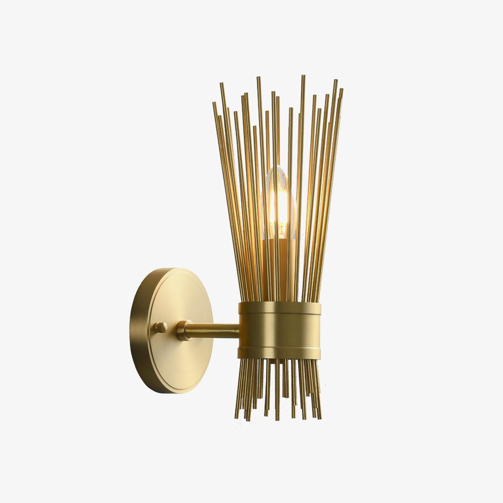 Thresher Lampe Murale en Laiton Luxe avec Bougie