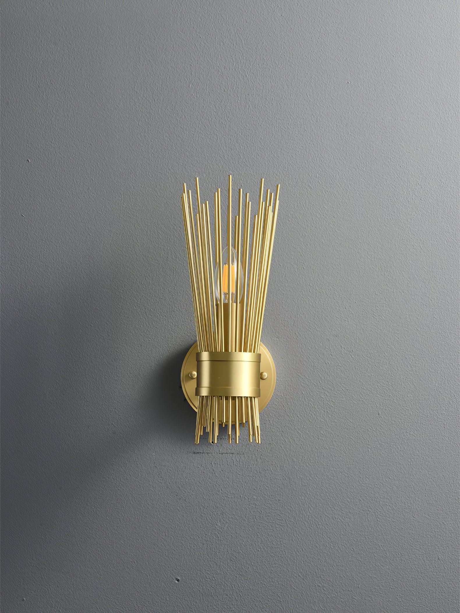 Thresher Lampe Murale en Laiton Luxe avec Bougie