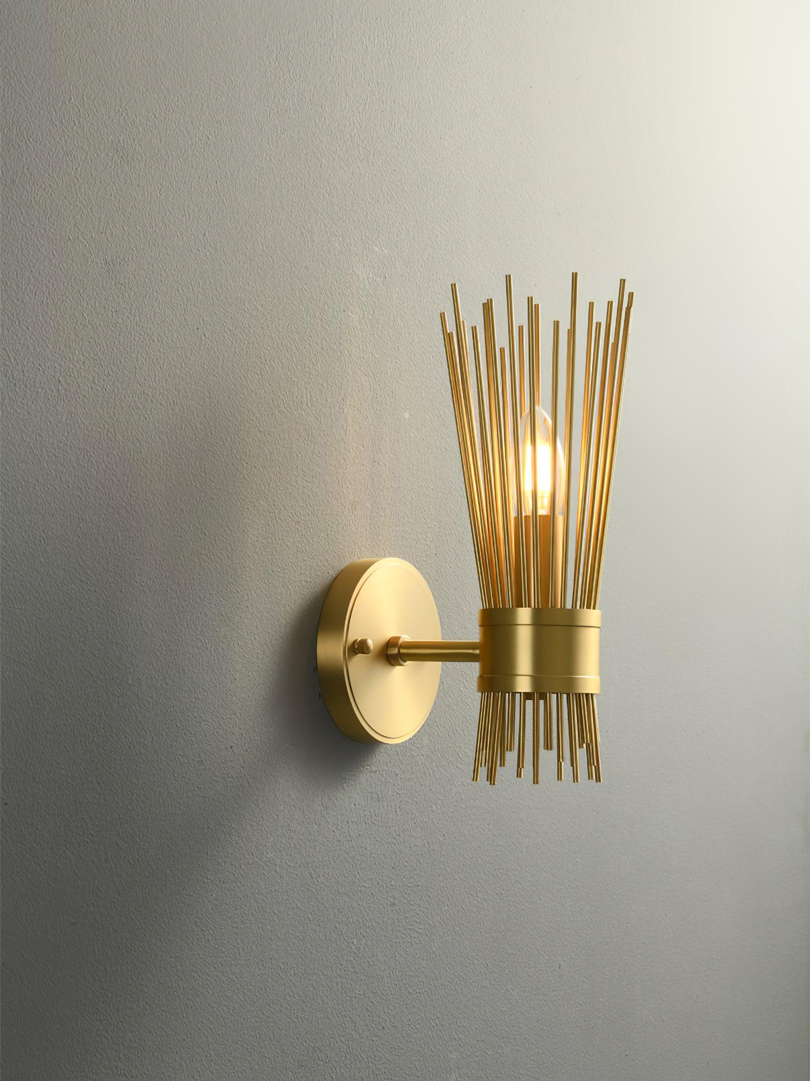 Thresher Lampe Murale en Laiton Luxe avec Bougie