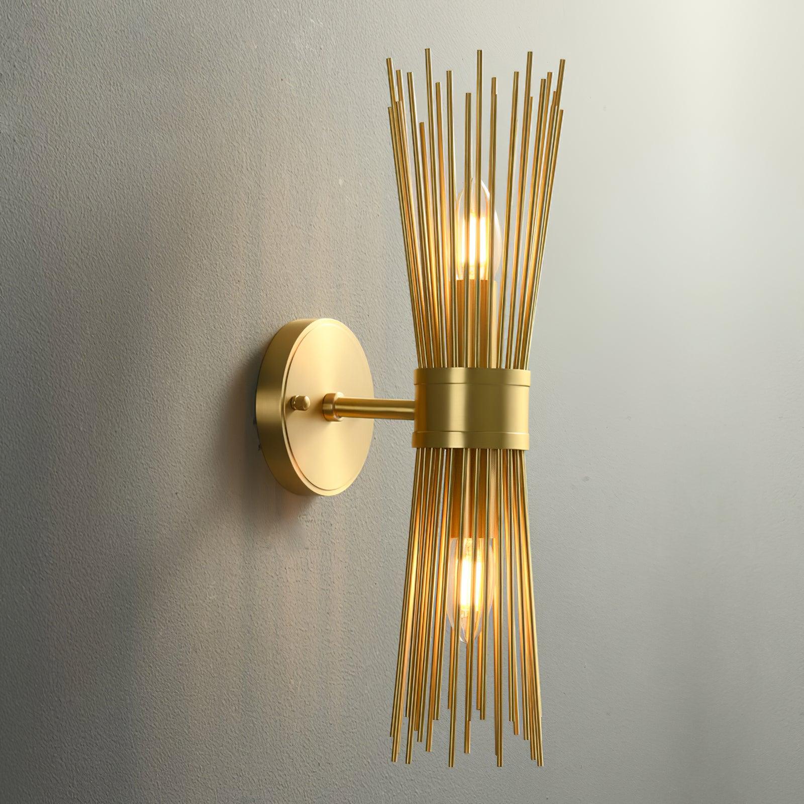 Thresher Lampe Murale en Laiton Luxe avec Bougie