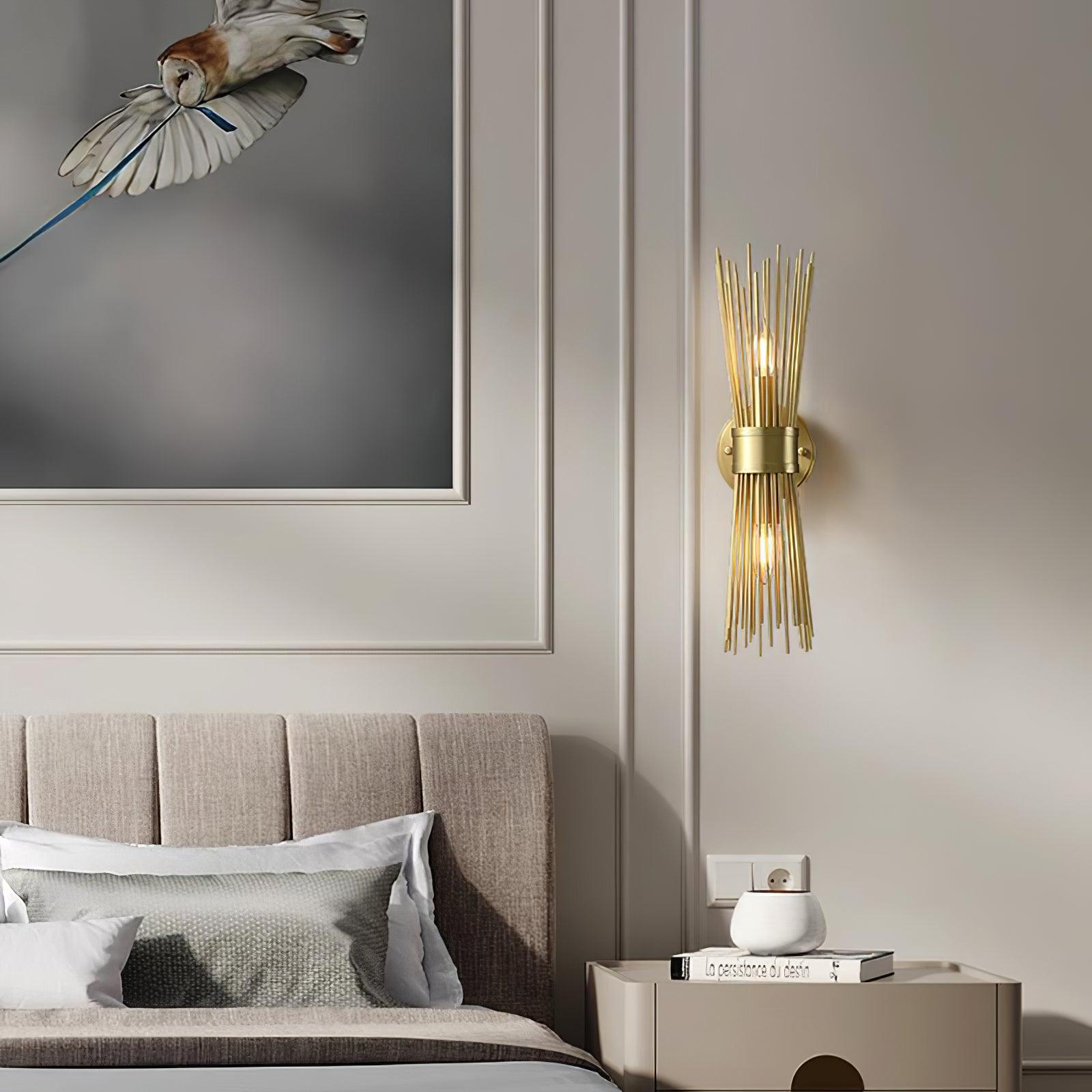 Thresher Lampe Murale en Laiton Luxe avec Bougie