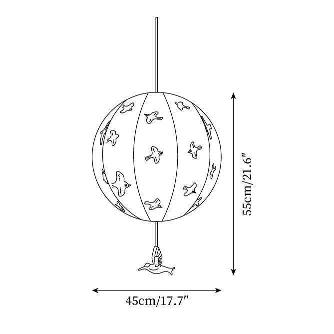 Jupiter Oiseau Sphère Suspension