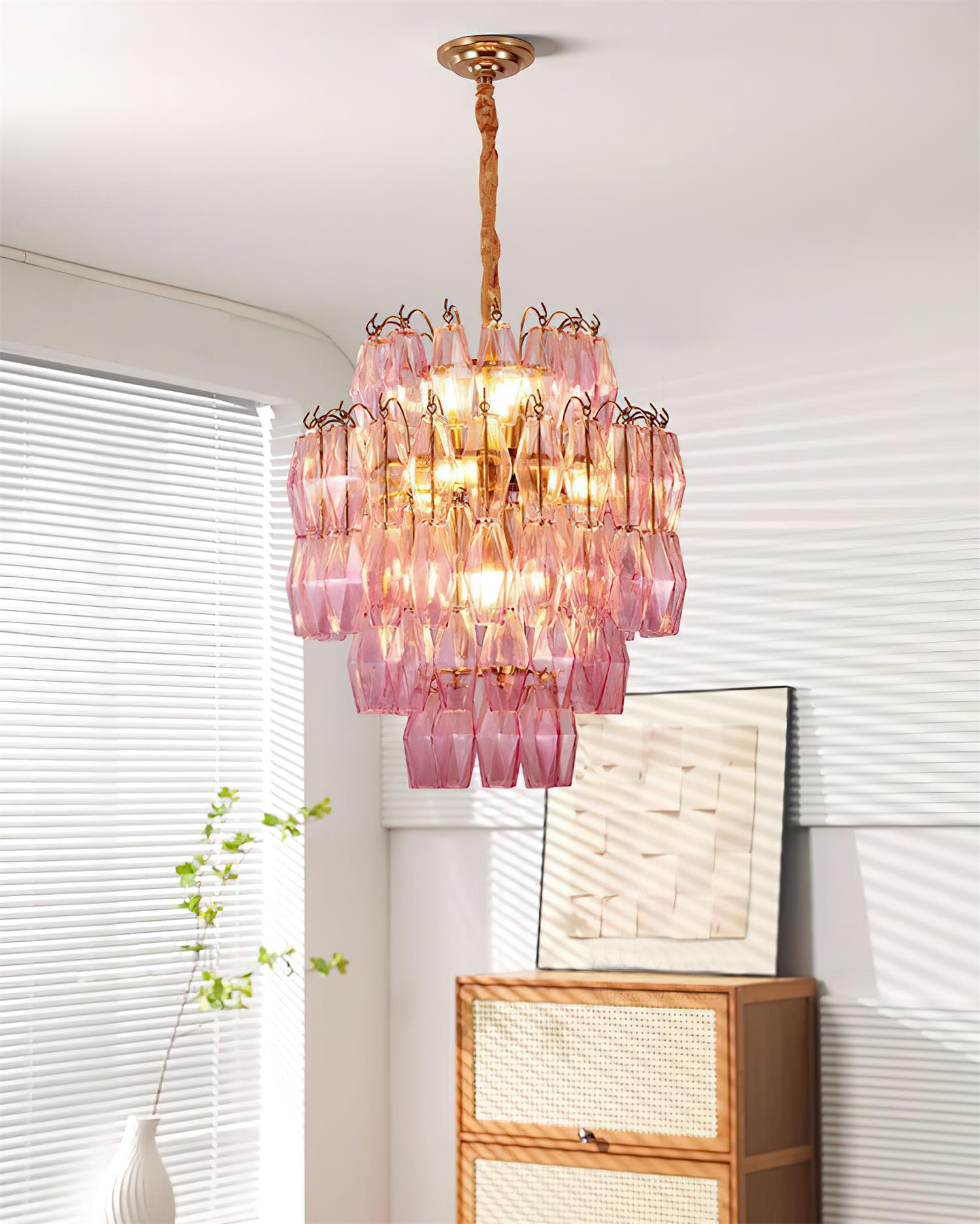 Kaelis Lustre Cascade de Prismes Superposés