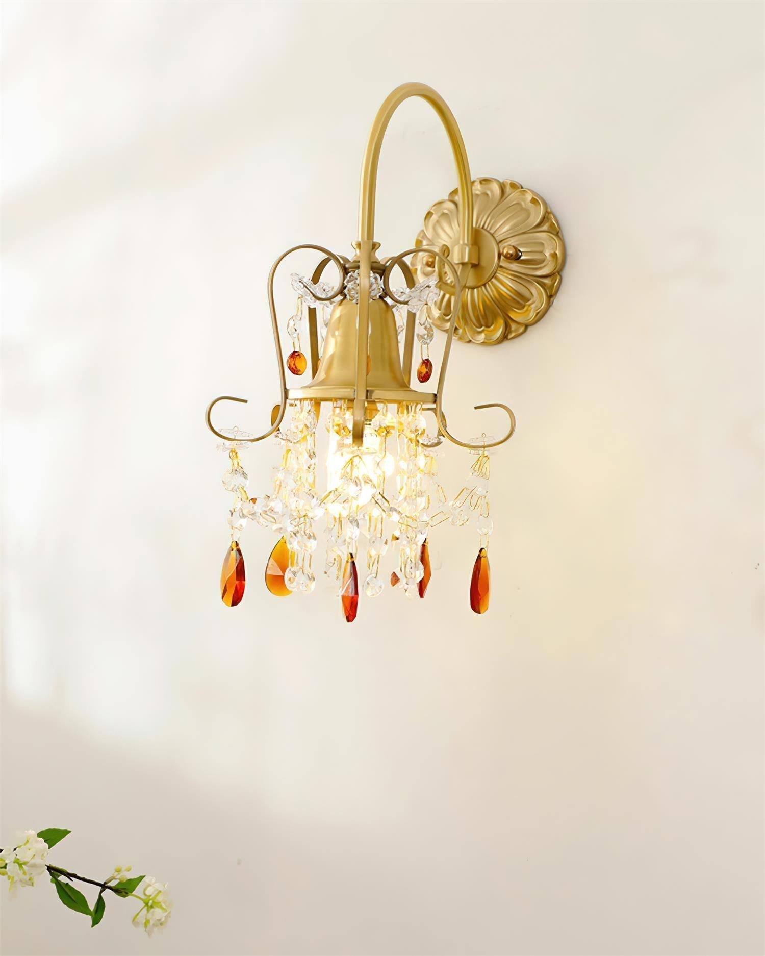 Kaitlyn Applique Murale Cristal