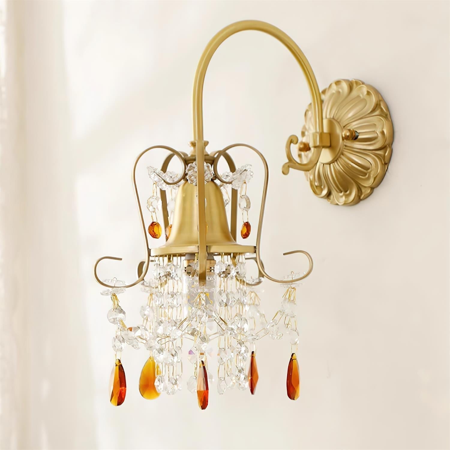 Kaitlyn Applique Murale Cristal