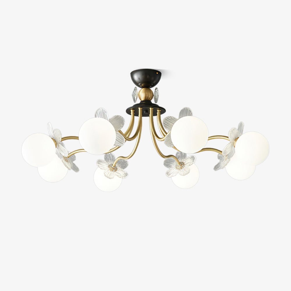 Orlaeila Art Floraison Fleur Verre Lustre