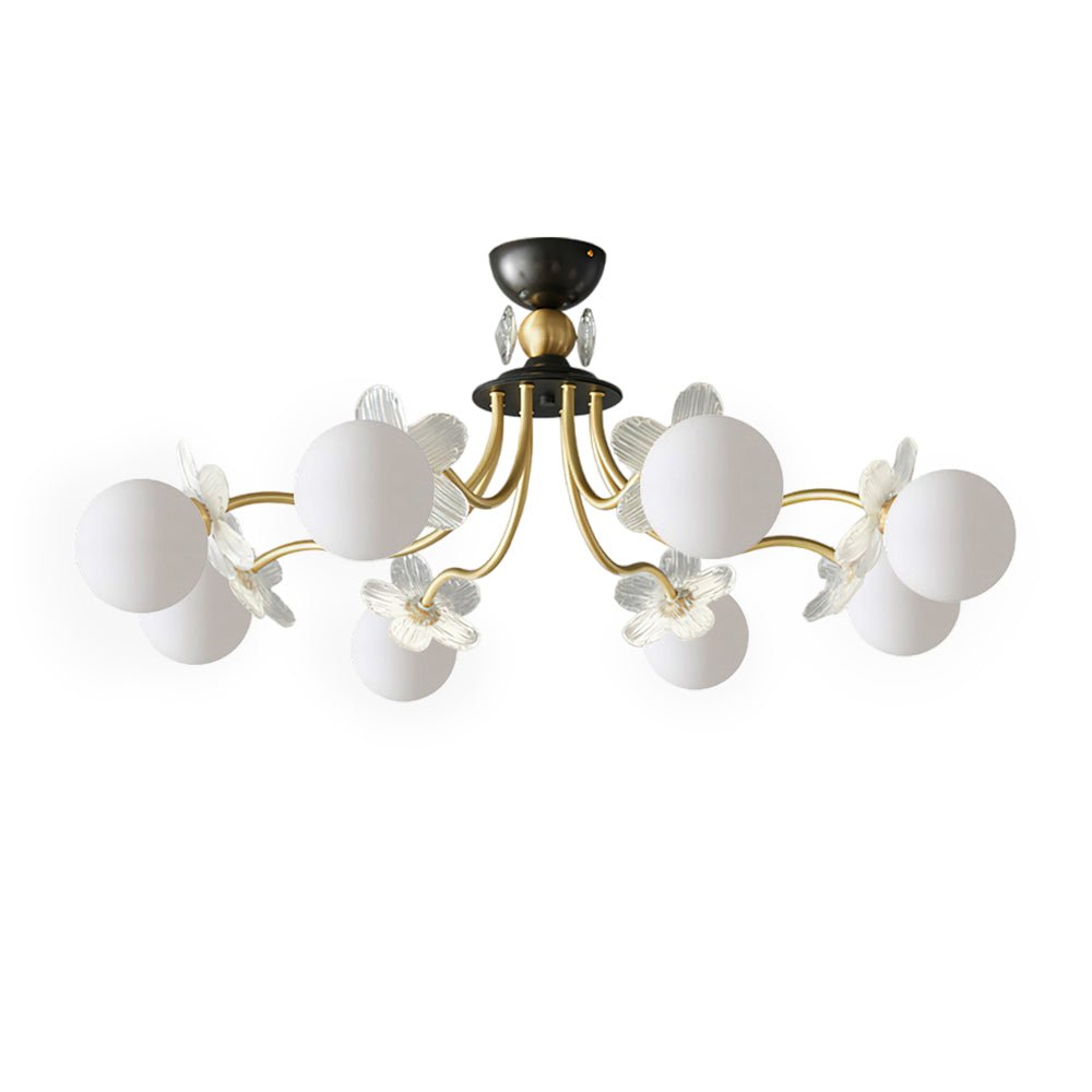 Orlaeila Art Floraison Fleur Verre Lustre