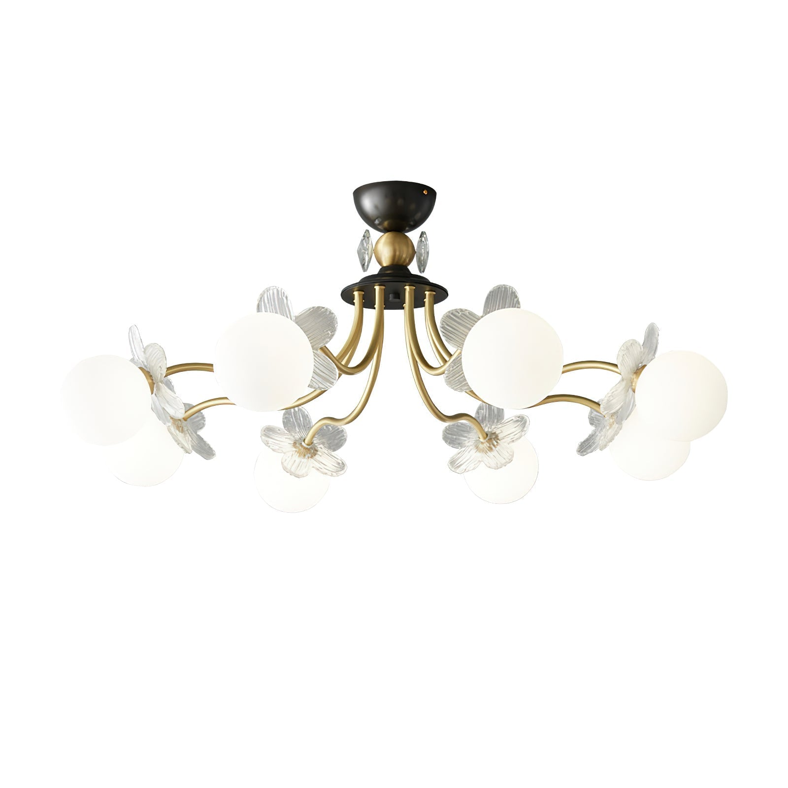 Orlaeila Art Floraison Fleur Verre Lustre