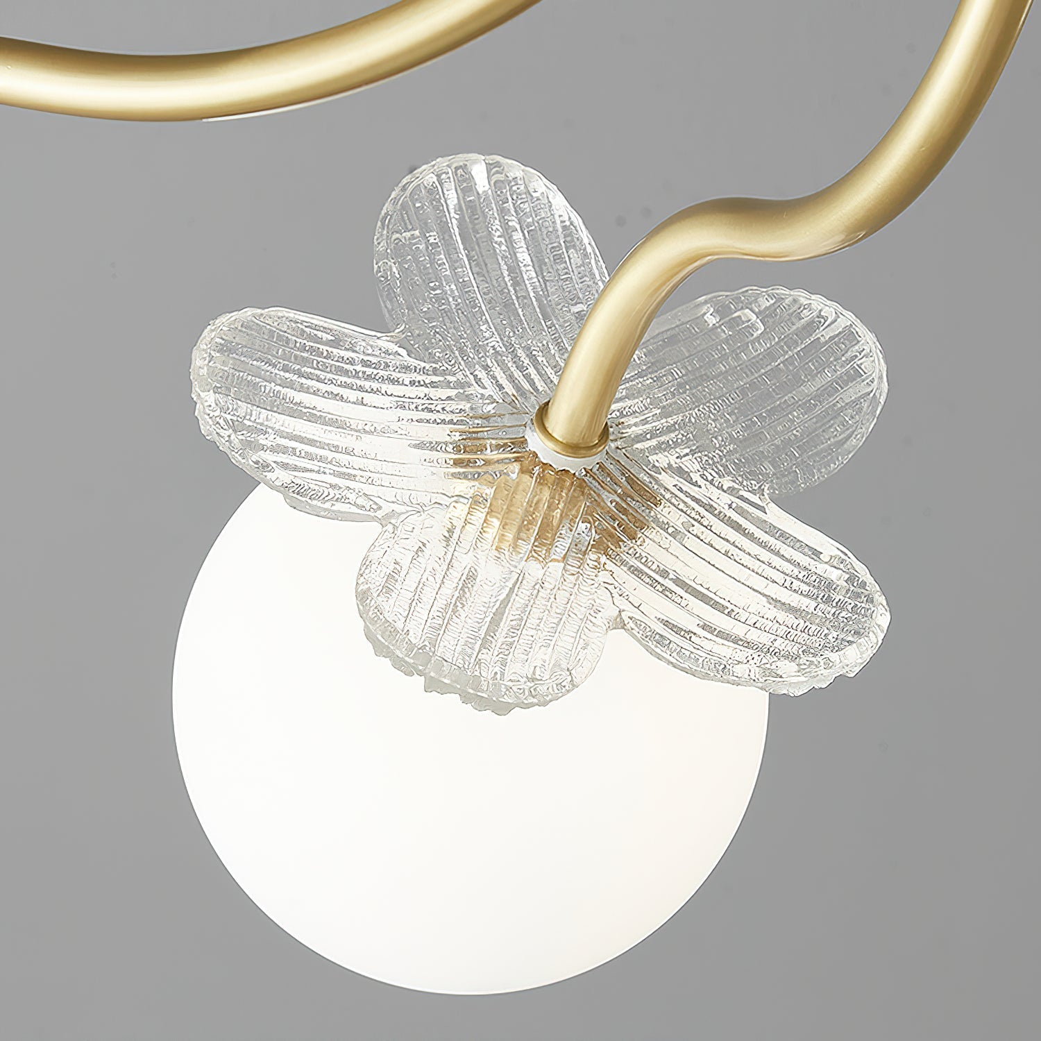 Orlaeila Art Floraison Fleur Verre Lustre