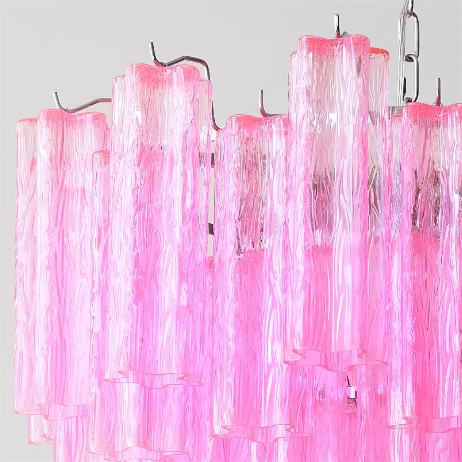 Kamenicky Lustre Cascades de Verre en Niveaux