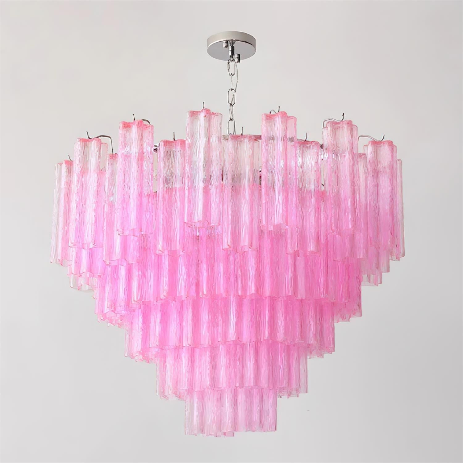 Kamenicky Lustre Cascades de Verre en Niveaux